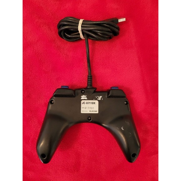 ELECOM USB Game Controller Pad 11 button Gaming Black JC-U711BK - Picture 3 of 5